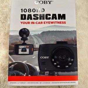COBY 1080HD DASHCAM New in box